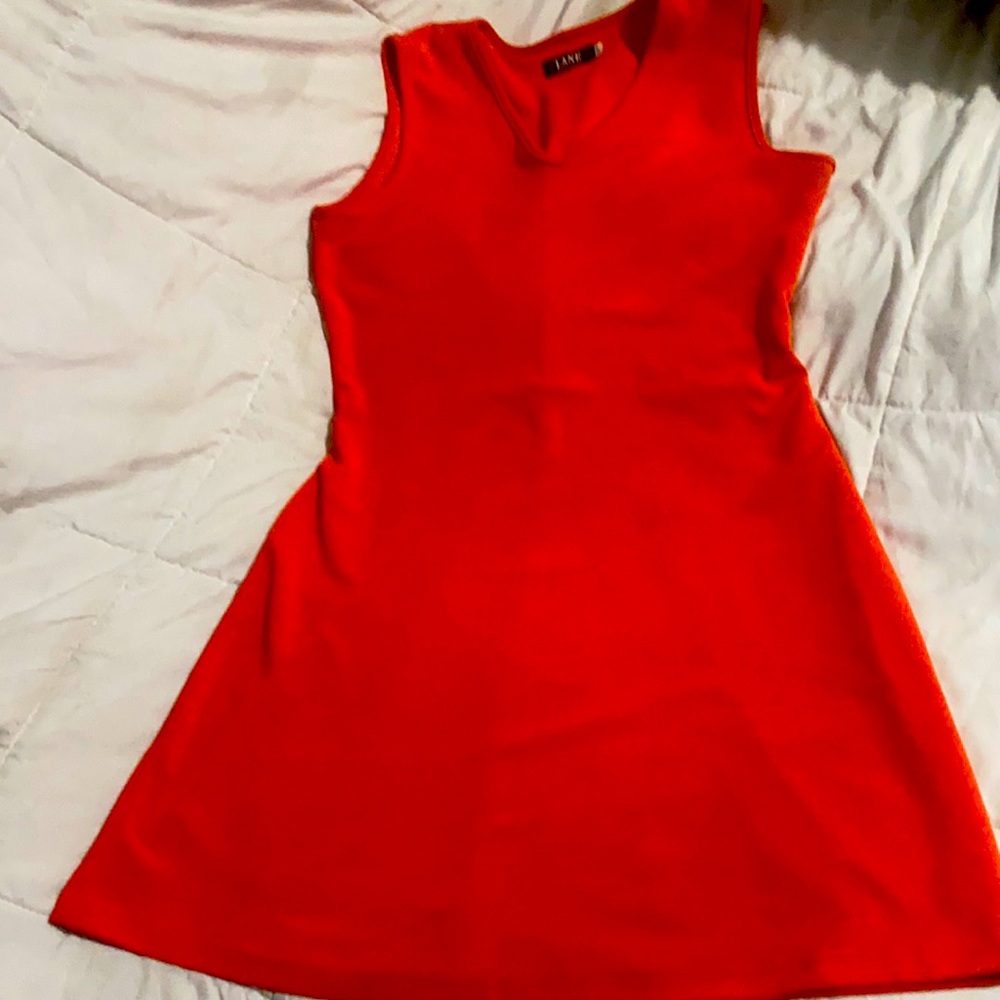 Orange active dress, maternity size 12, looks fabulous on